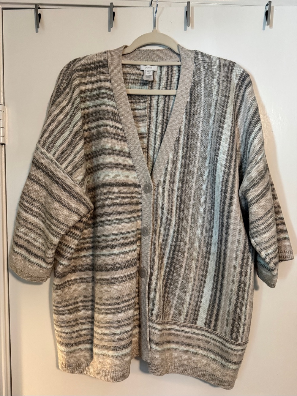 JJILL oversized sweater size large petite